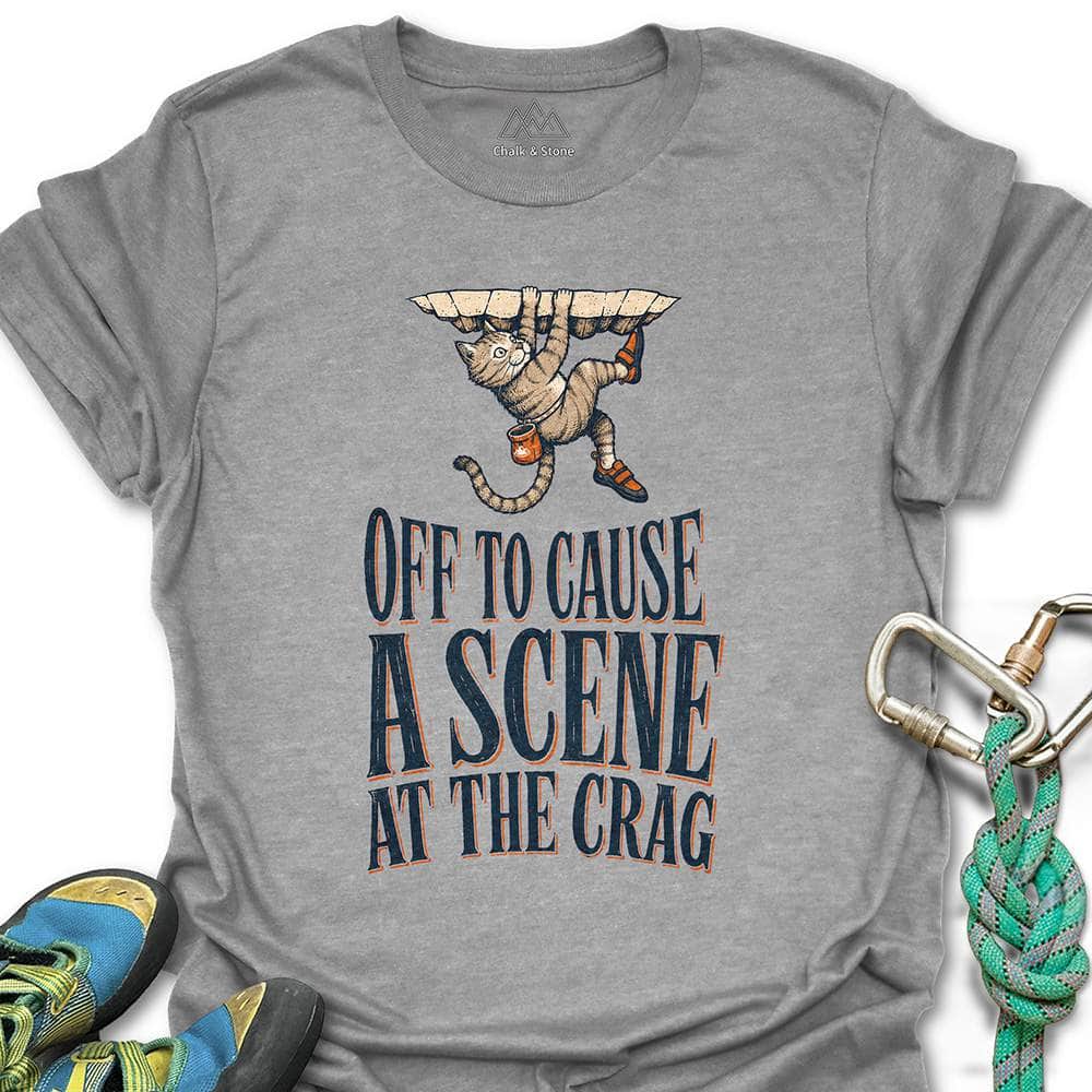 Cause Scene At Crag Tee