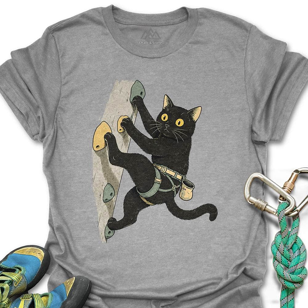 Cat Reaching Climb Tee