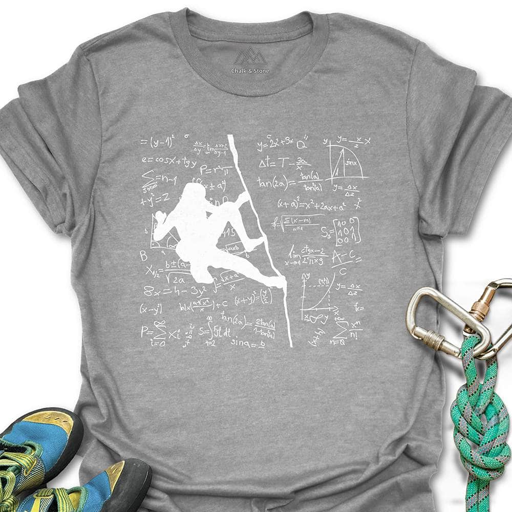 Crack Climbing Equation Tee