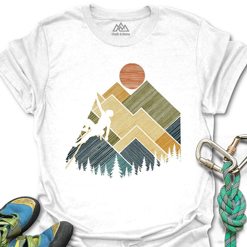 Stacked Geometric Mountain Climber