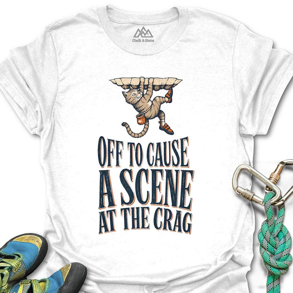 Cause Scene At Crag Tee