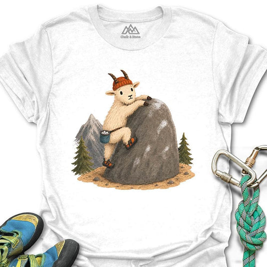 Painterly Goat Send Tee
