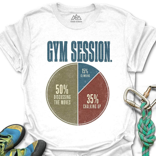 Gym Sesh Pie Chart Tee