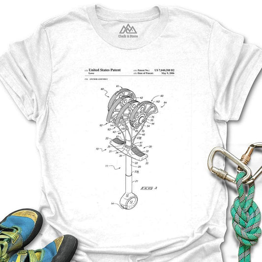 Climbing Anchor Blueprint Tee