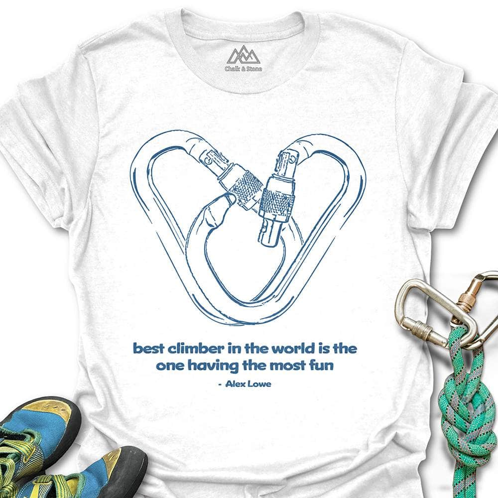 Best Climber Fun Tee