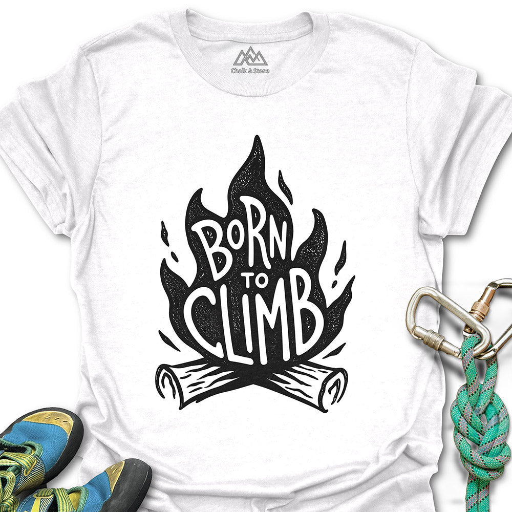 Born To Climb Fire Tee