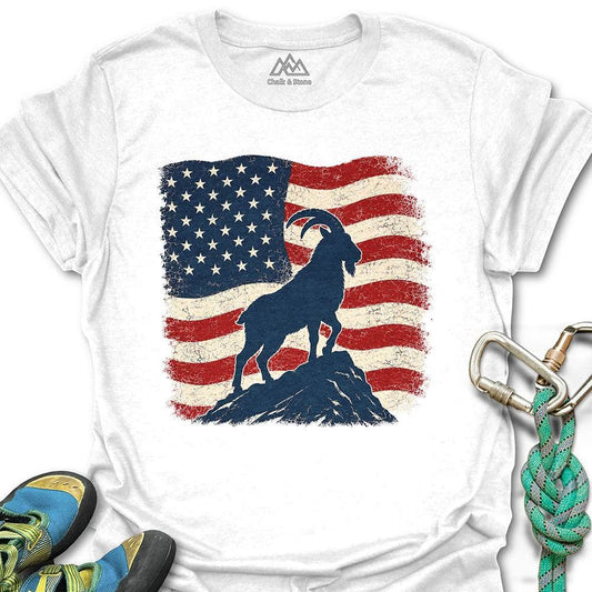 Patriotic Goat Tee