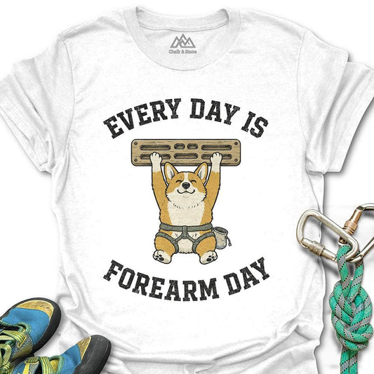 Corgi Forearm Day Tee