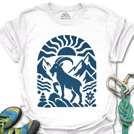 Majestic Goat Sunrise Tee