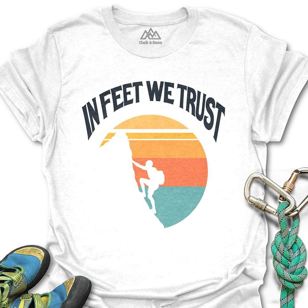 In Feet We Trust Retro Tee