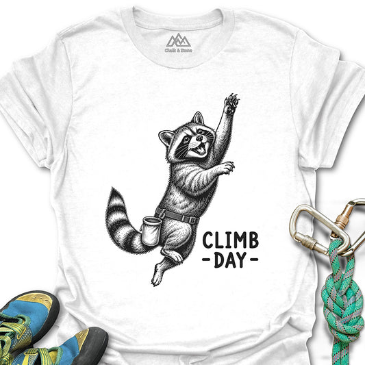 Raccoon Climb Day Tee