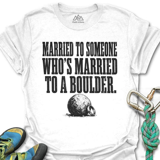 Married To Boulder Tee