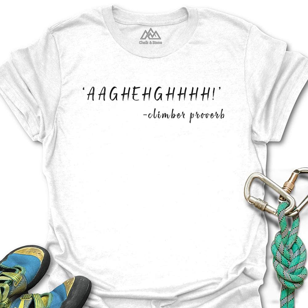 Climber Proverb Tee