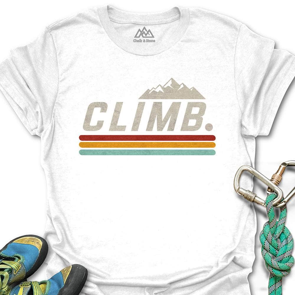 Climb Retro Stripe Tee