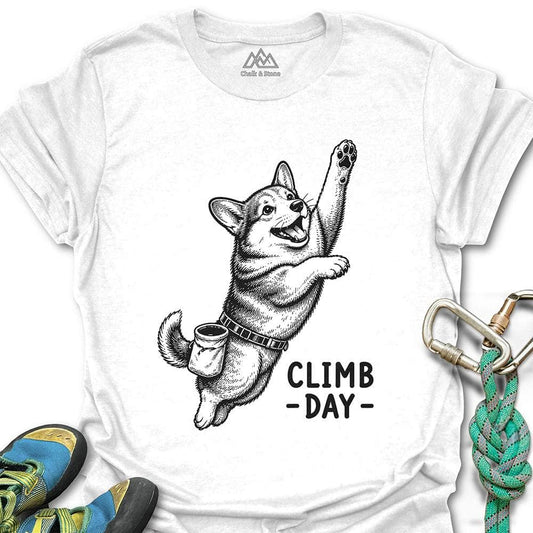 Corgi Climb Day Tee