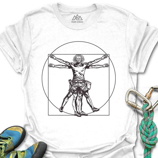 Climbing Vitruvian Man