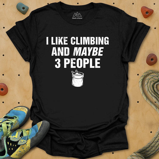 Climbing And 3 Peeps Tee