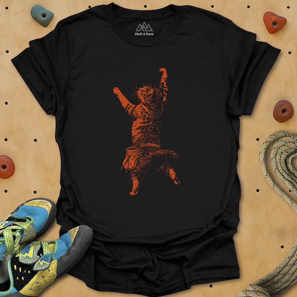 Cat Static Climb Rust Tee