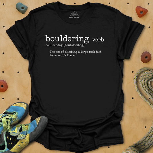 Bouldering Definition Tee