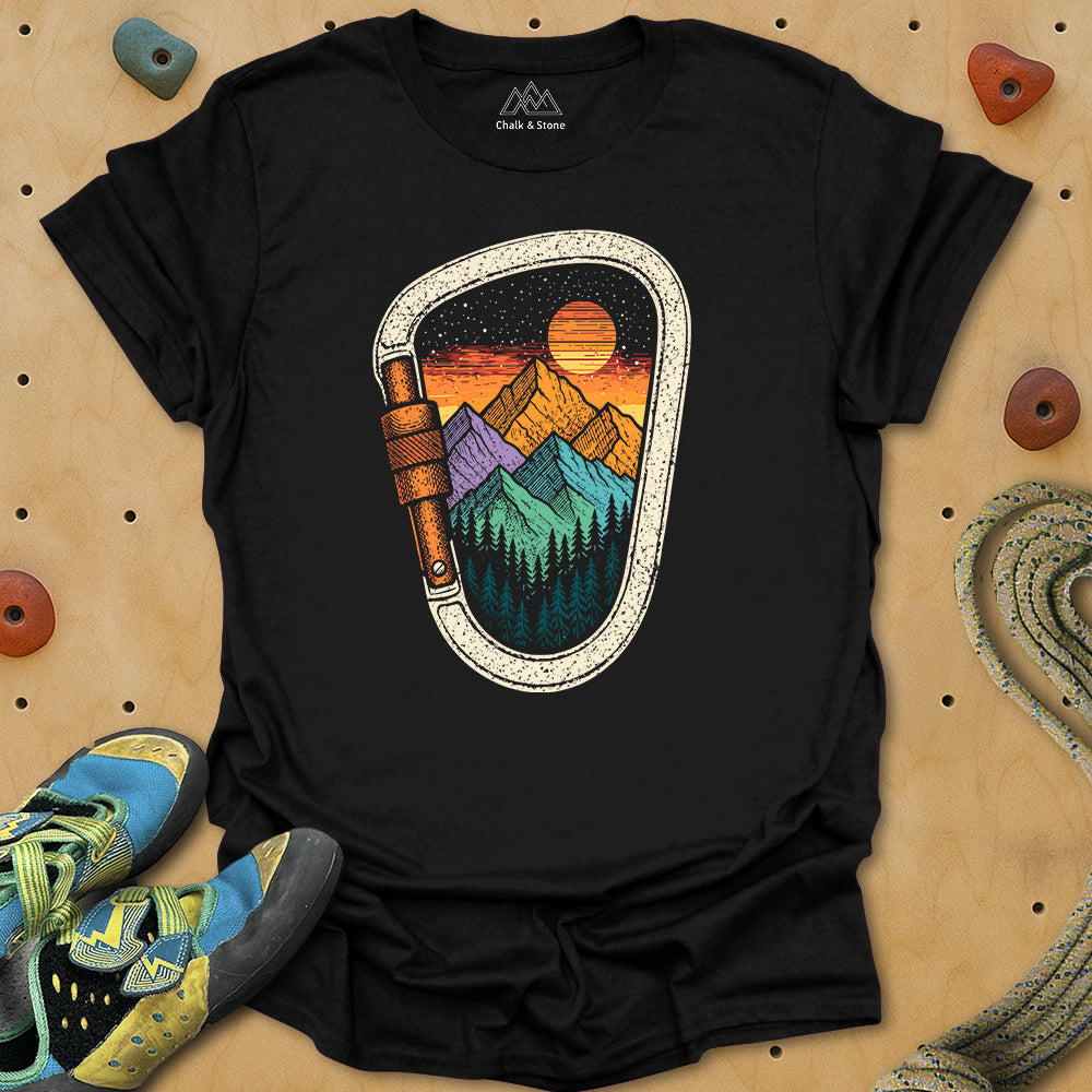 Mountain Range Carabiner Tee