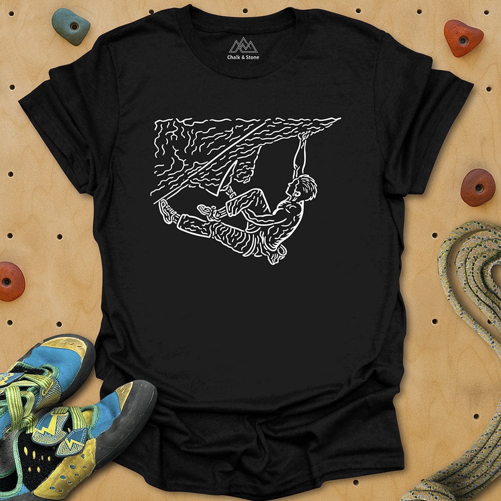 Swirly Lines Figure Four Tee