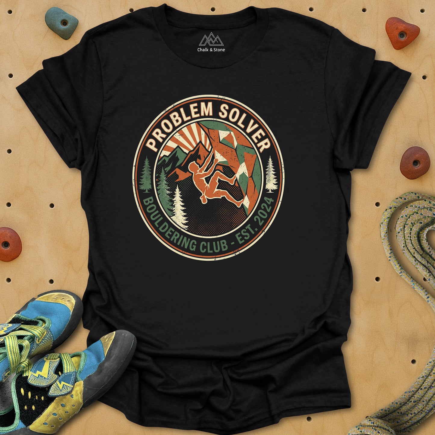 Bouldering Problem Solving Club Tee