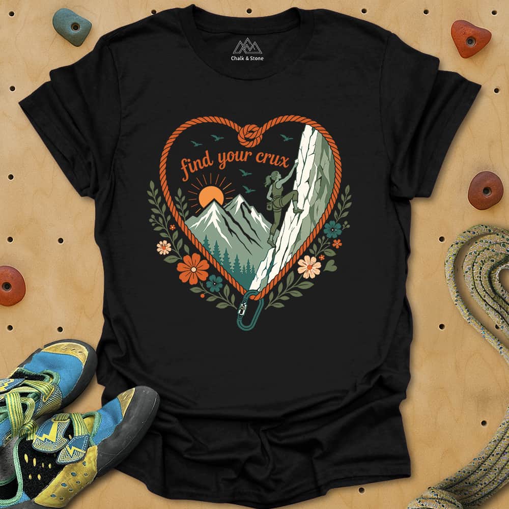 Find Your Crux Heart Tee