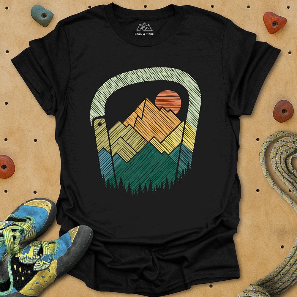 Carabinger Mountains Graphic Stripe Tee