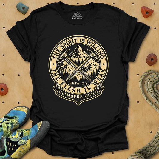 Spirit Willing Badge Tee