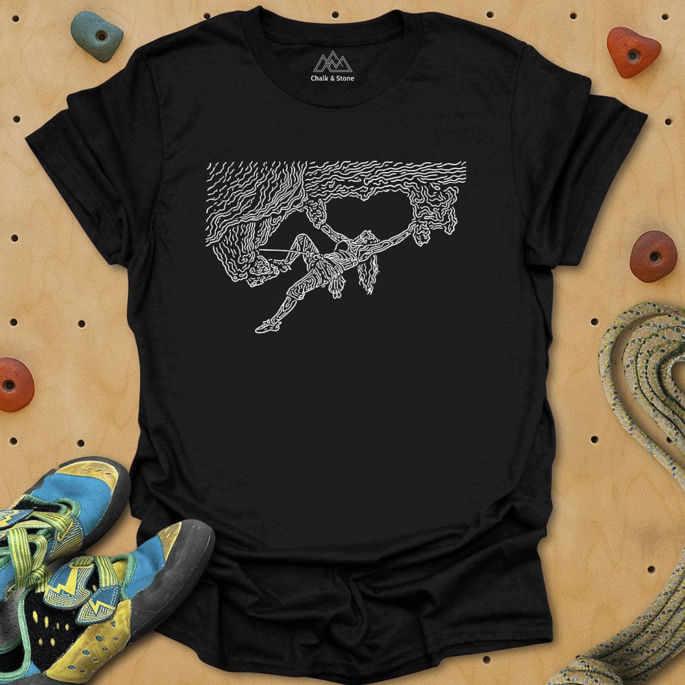 Swirly Lines Overhang Tee