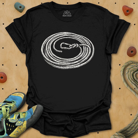 Carabiner Swirl Rope Tie-in Tee