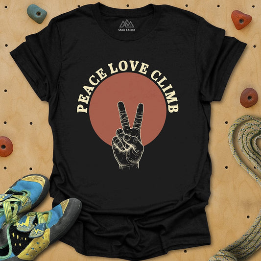 Peace Love Climb Tee