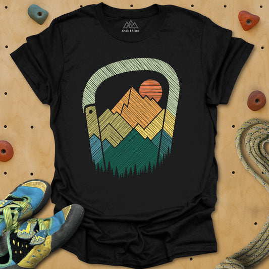 Carabinger Mountains Graphic Stripe Tee