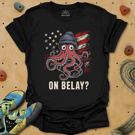 On Belay Octo Flag Tee