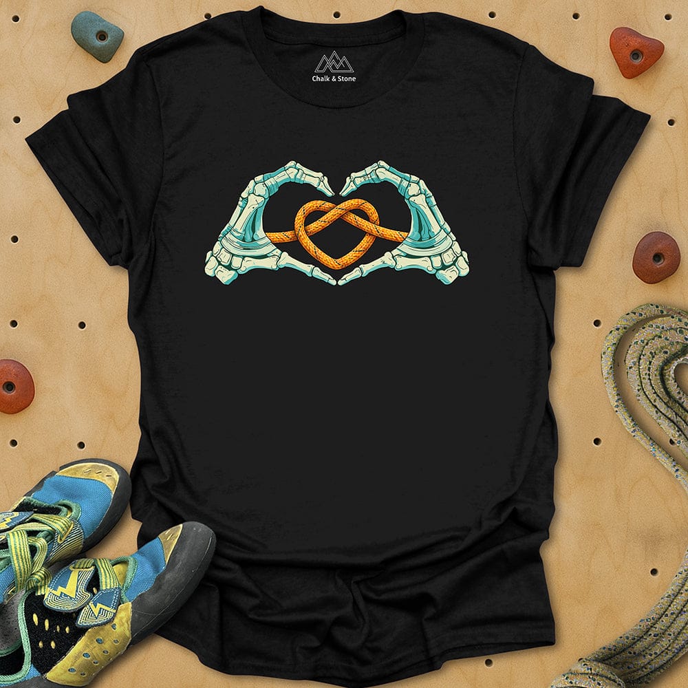 Skeleton Hands Heart Tee