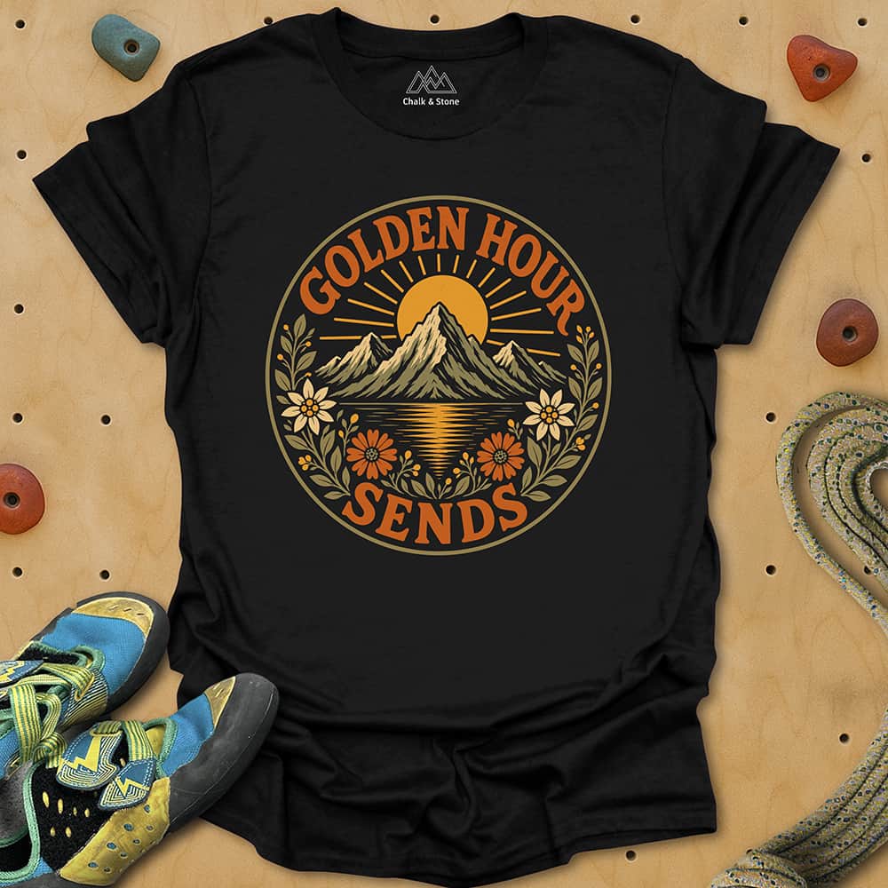 Golden Hour Sends Badge Tee