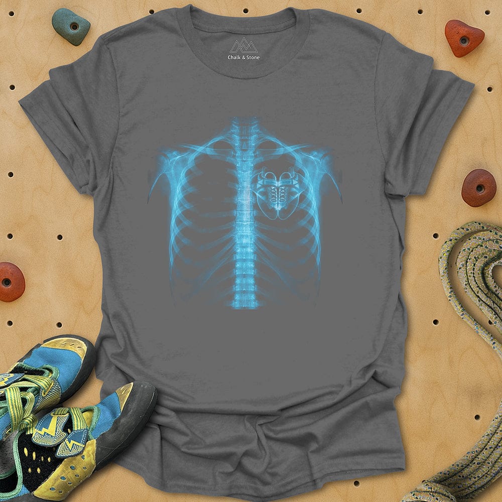 X-ray Climbing Shoe Heart Tee