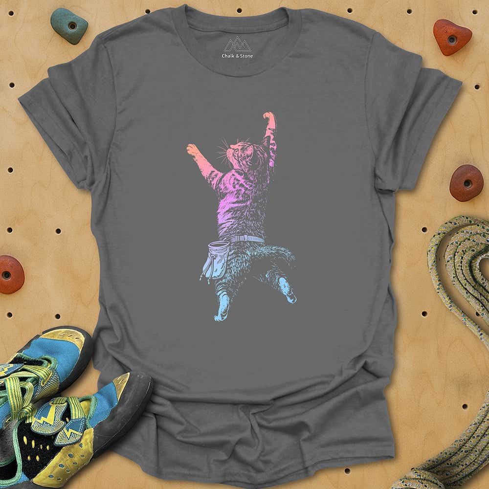 Cat Static Climb Gradient Tee