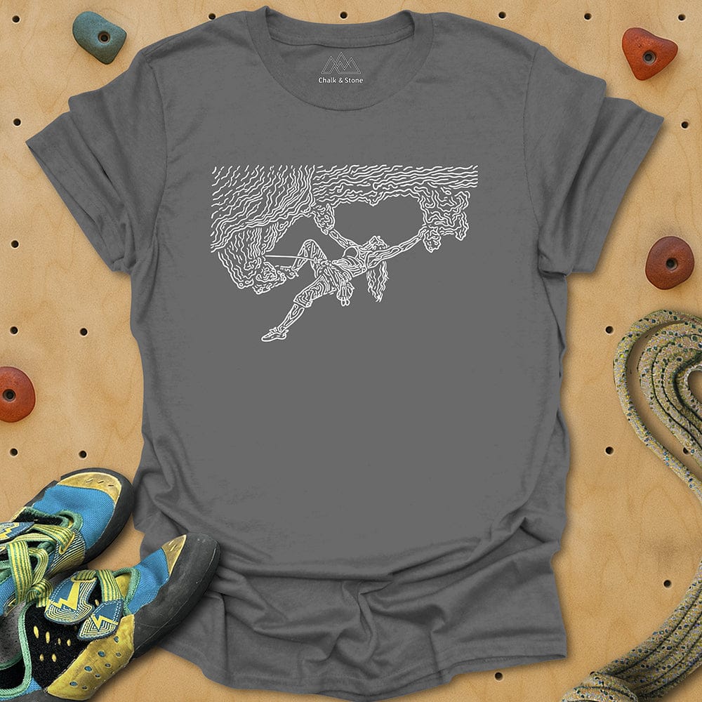 Swirly Lines Overhang Tee