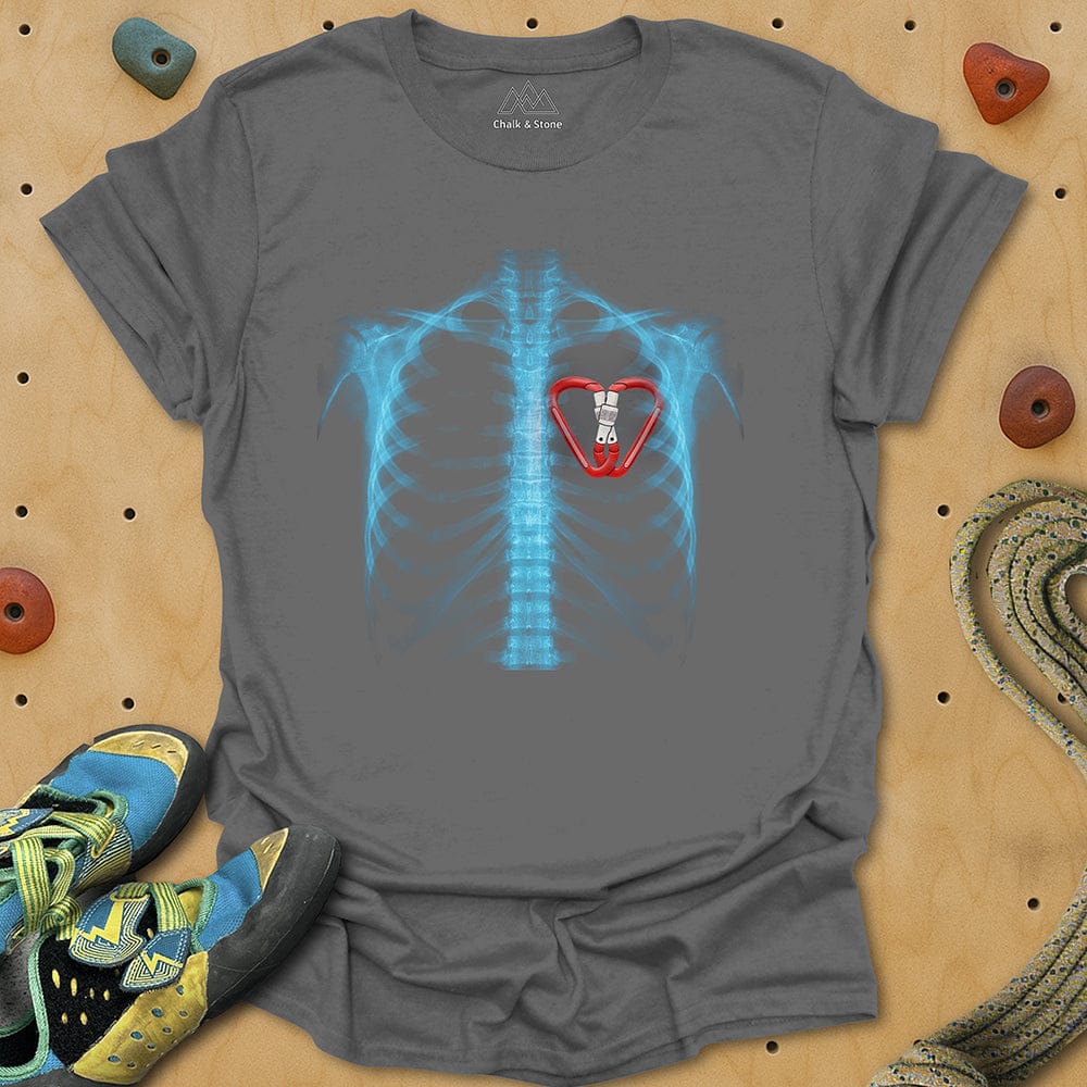 X-ray Carabiner Heart Tee