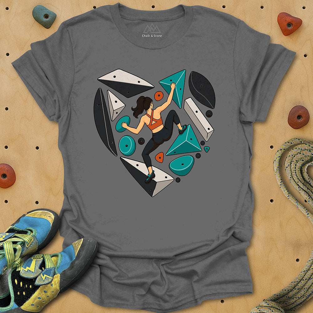 Heart Spray Wall Tee