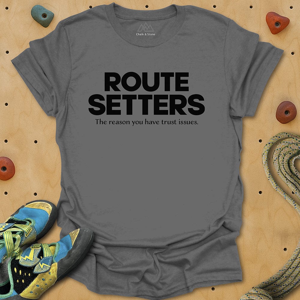 Route Setters Text Tee
