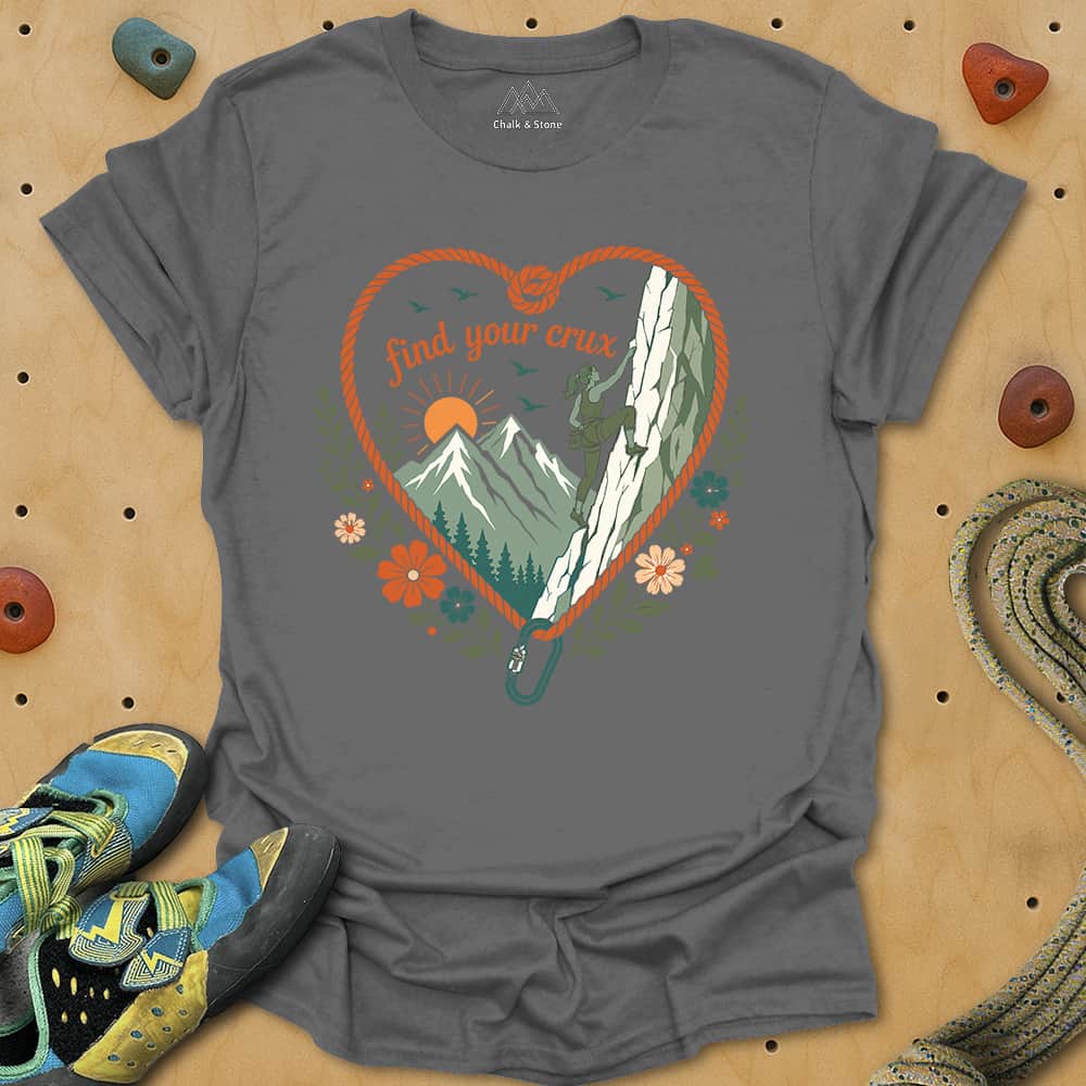 Find Your Crux Heart Tee