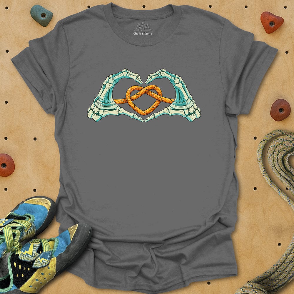 Skeleton Hands Heart Tee