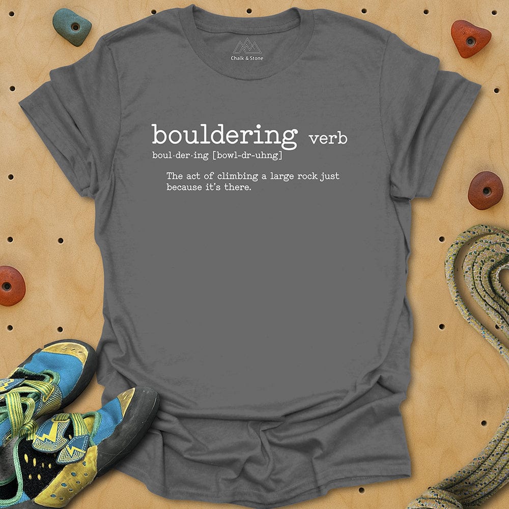 Bouldering Definition Tee
