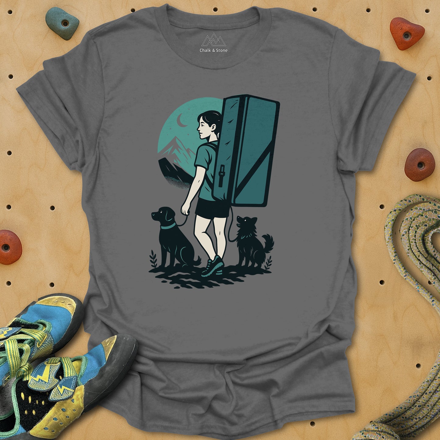 Boulder Approach Dog Tee