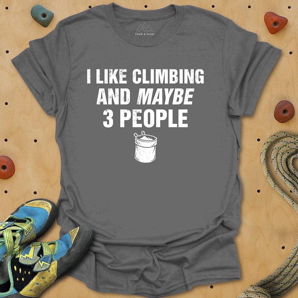 Climbing And 3 Peeps Tee