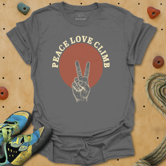 Peace Love Climb Tee
