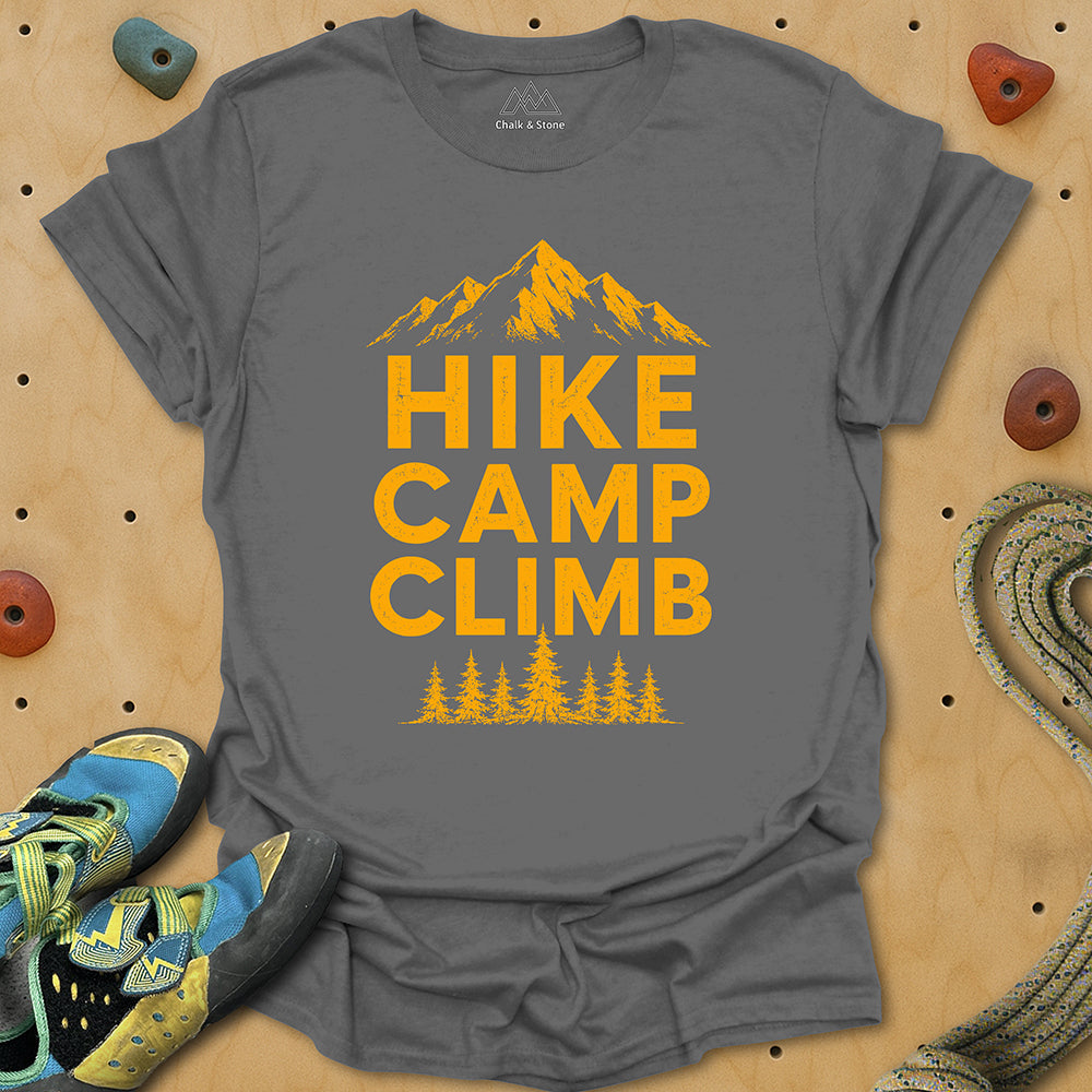 Hike Camp Climb Tee