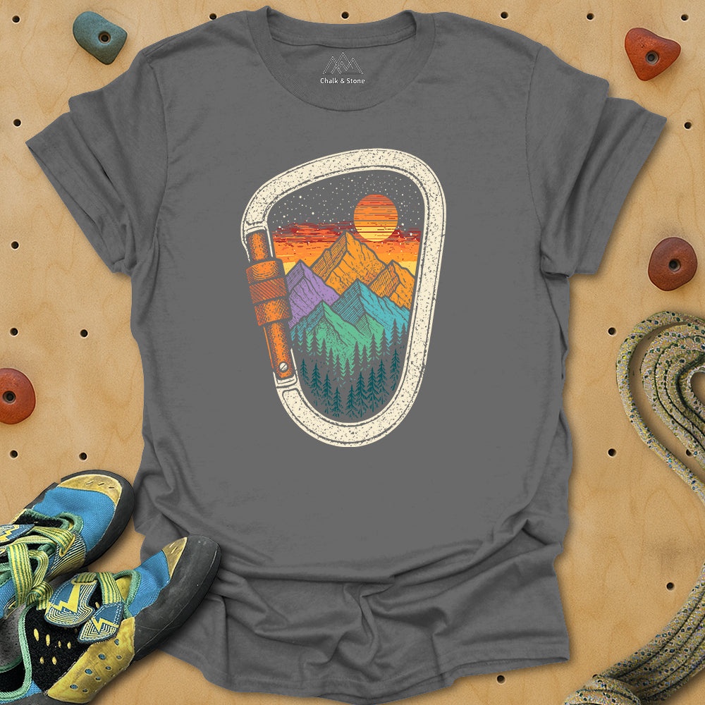 Mountain Range Carabiner Tee